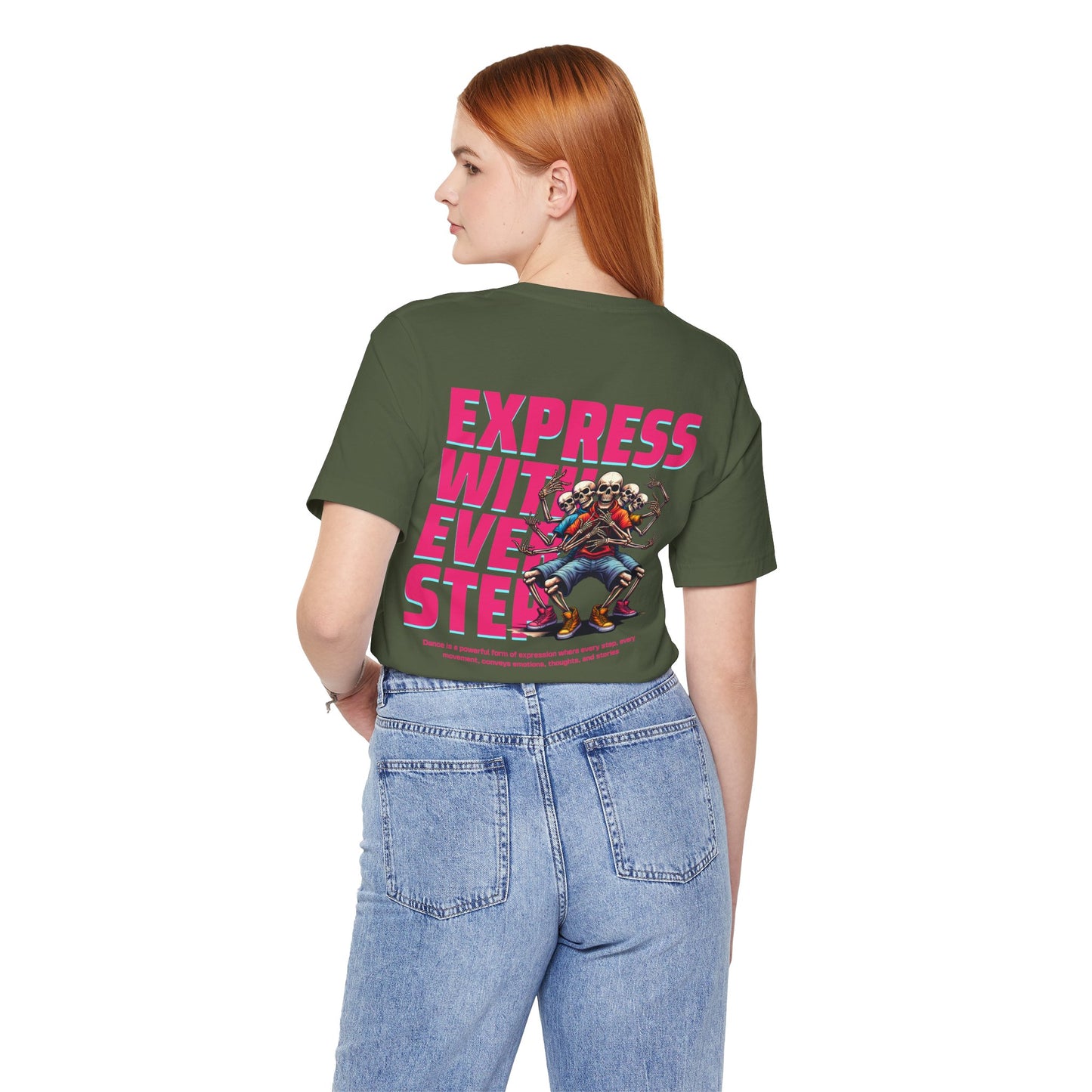 F&BPD - Unisex T-shirt - Express With Every Step Tee – Self-Expression Statement Shirt
