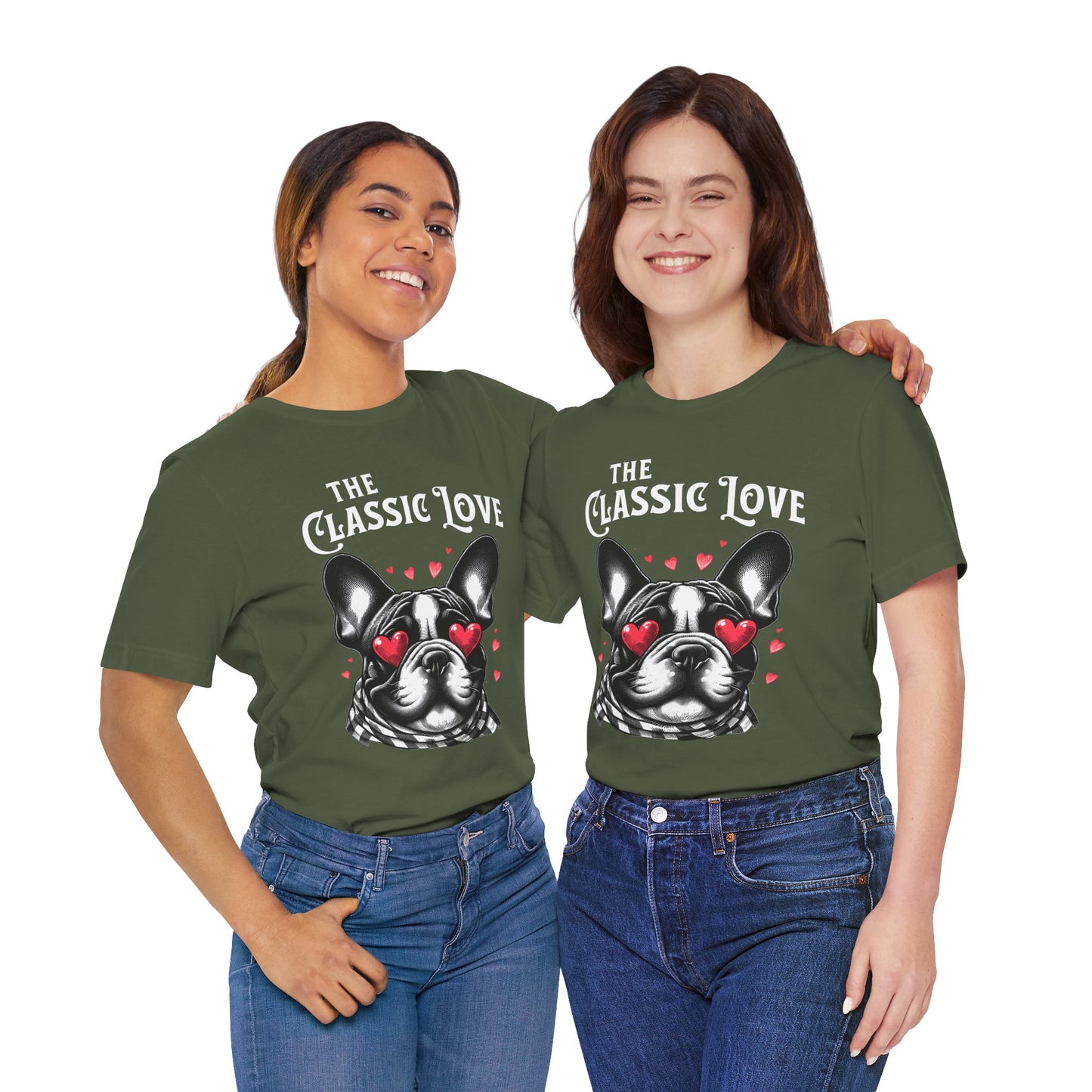 FPD - Unisex T-shirt - Pug Classic Love Tee – Cute Dog Lover Statement Shirt