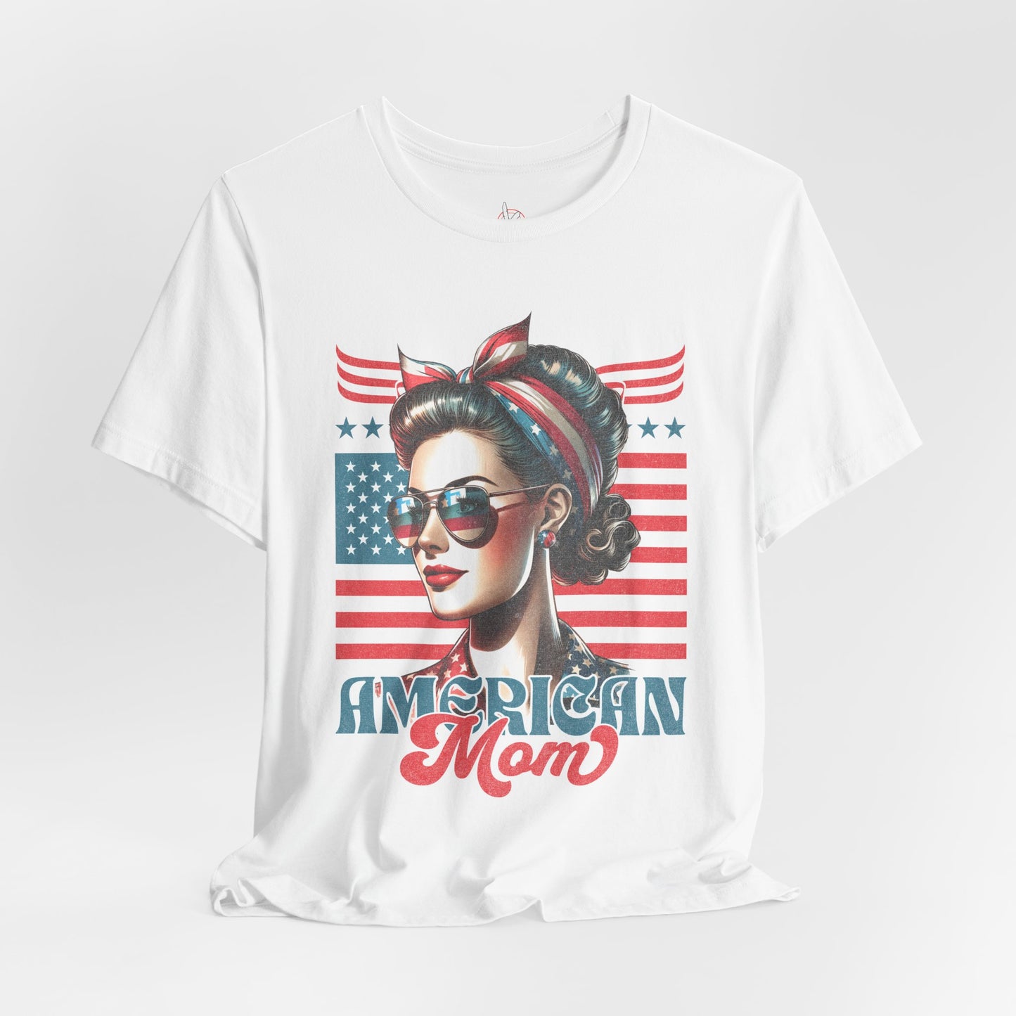 American Mom T-Shirt – Patriotic Tee for Moms