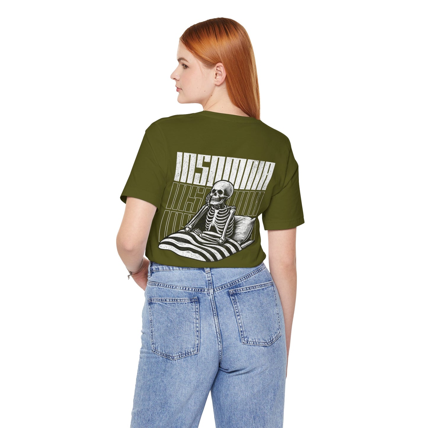 F&BPD - Unisex T-shirt - Insomnia Tee – Late Night Mind Battle Statement Shirt