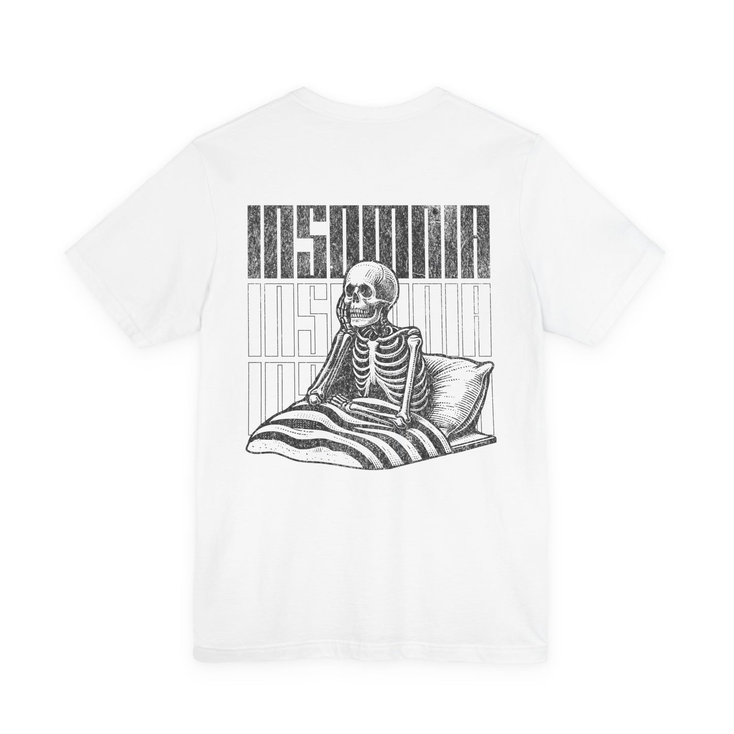 F&BPD - Unisex T-shirt - Insomnia Tee – Late Night Mind Battle Statement Shirt