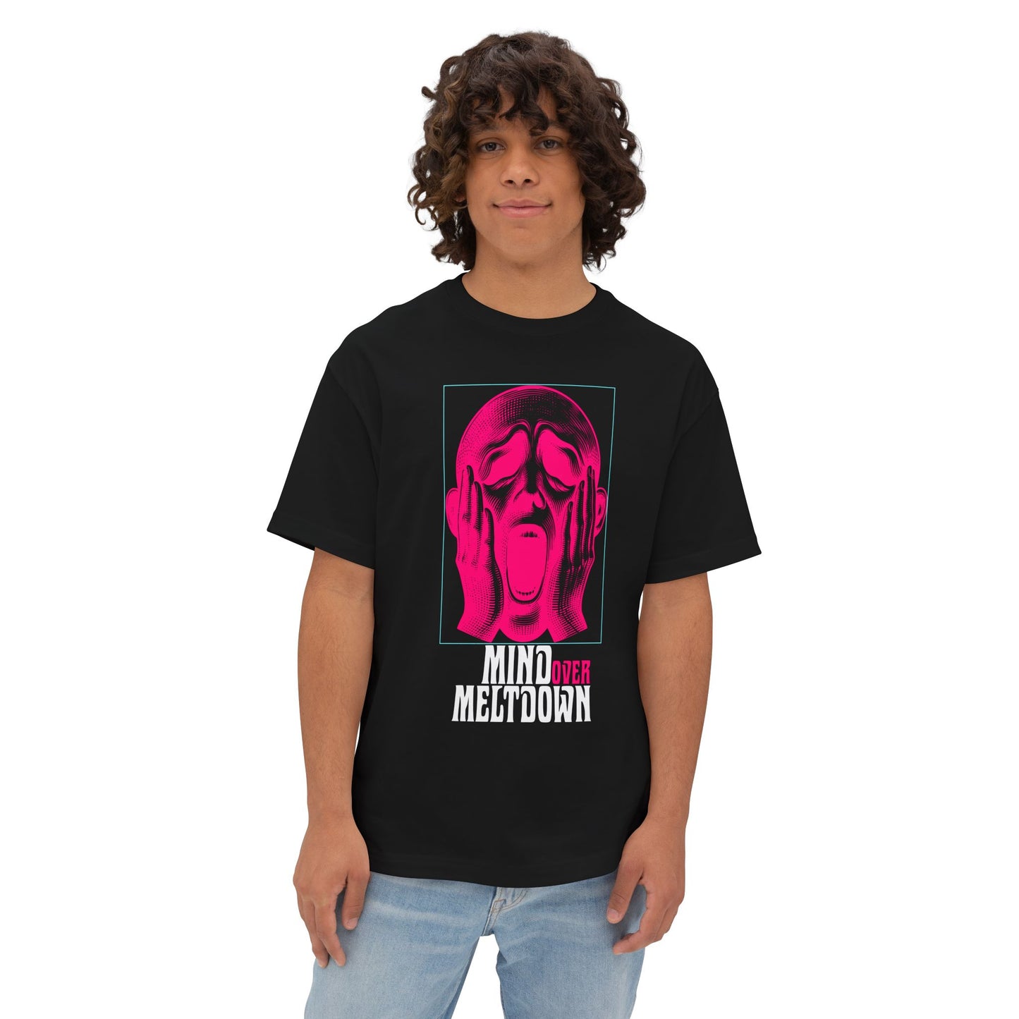 FPD - Mind Over Meltdown Oversized Tee — Mental Strength Statement Shirt