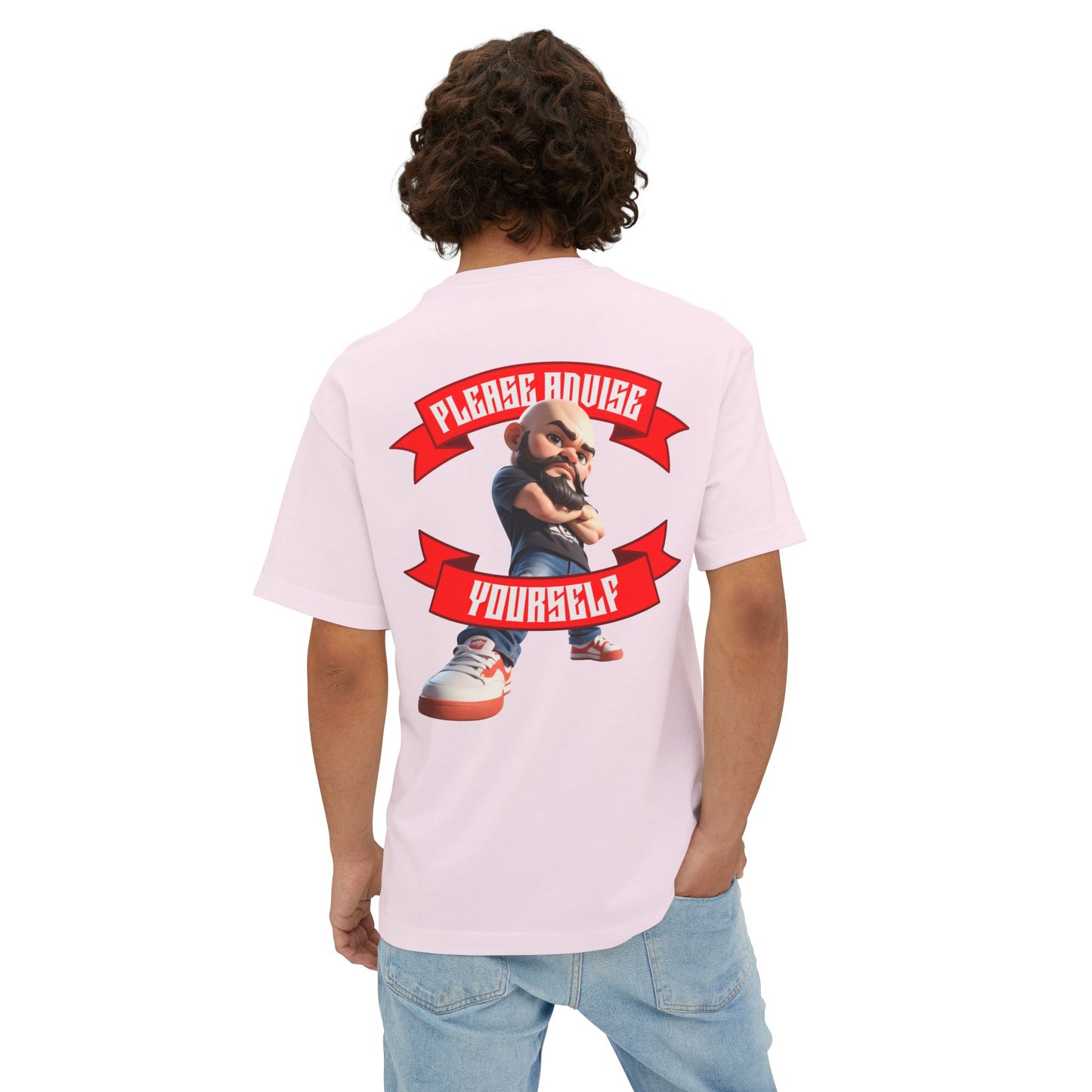 Oversized Sarcasm Streetwear Tee – “Please Advise Yourself” - BPD