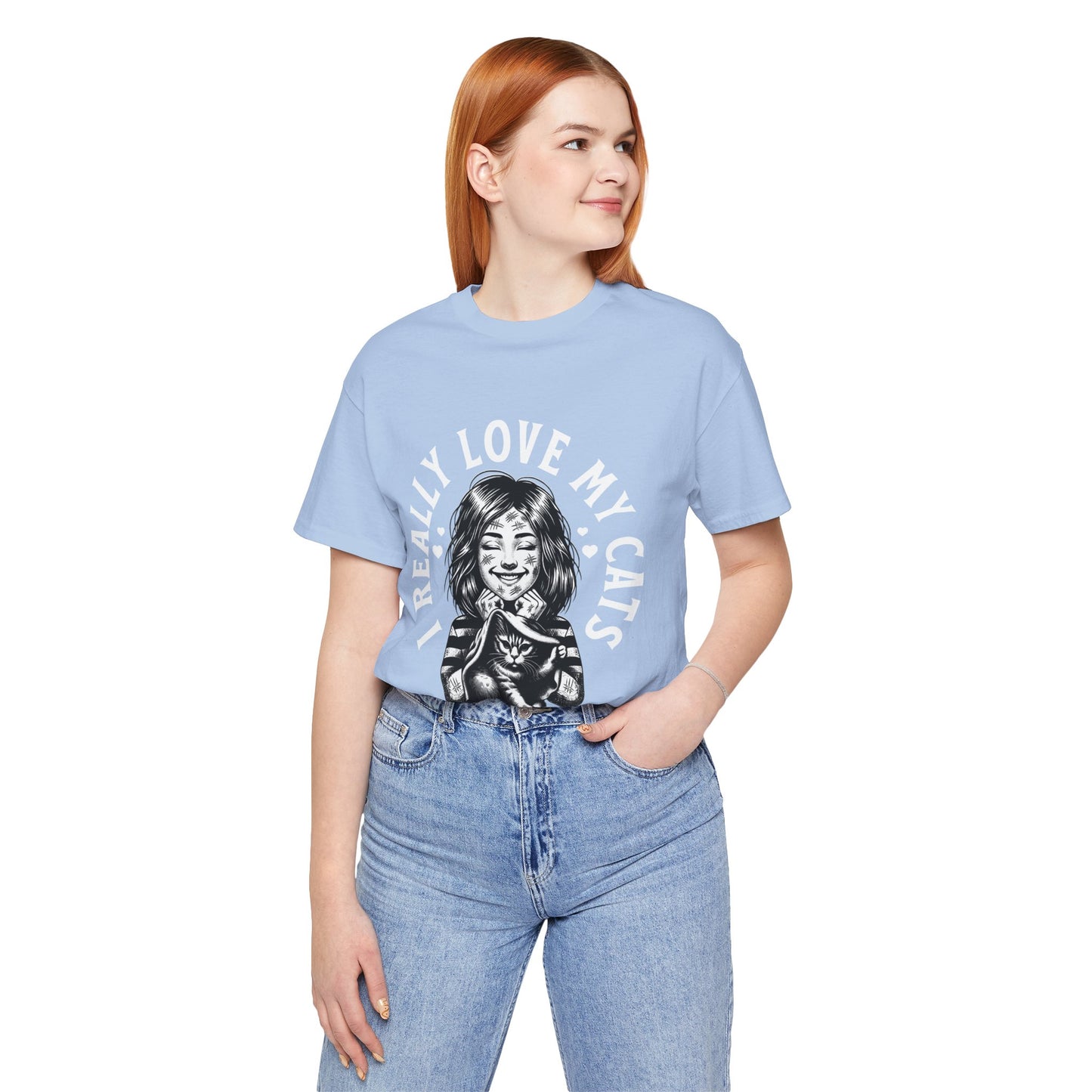 I Really Love My Cats T-Shirt | Cute Cat Lover Unisex Tee - FPD