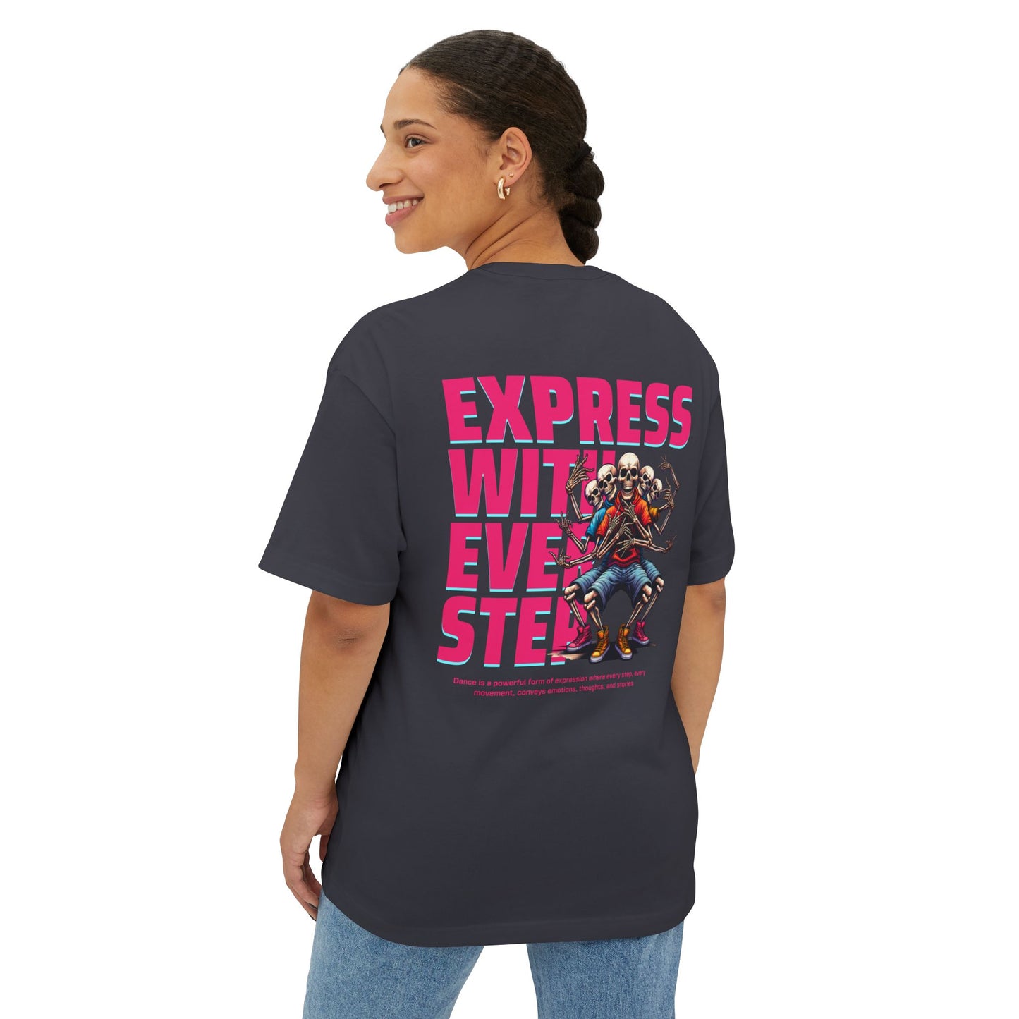 F&BPD - Express With Every Step Oversized Tee – Statement Streetwear