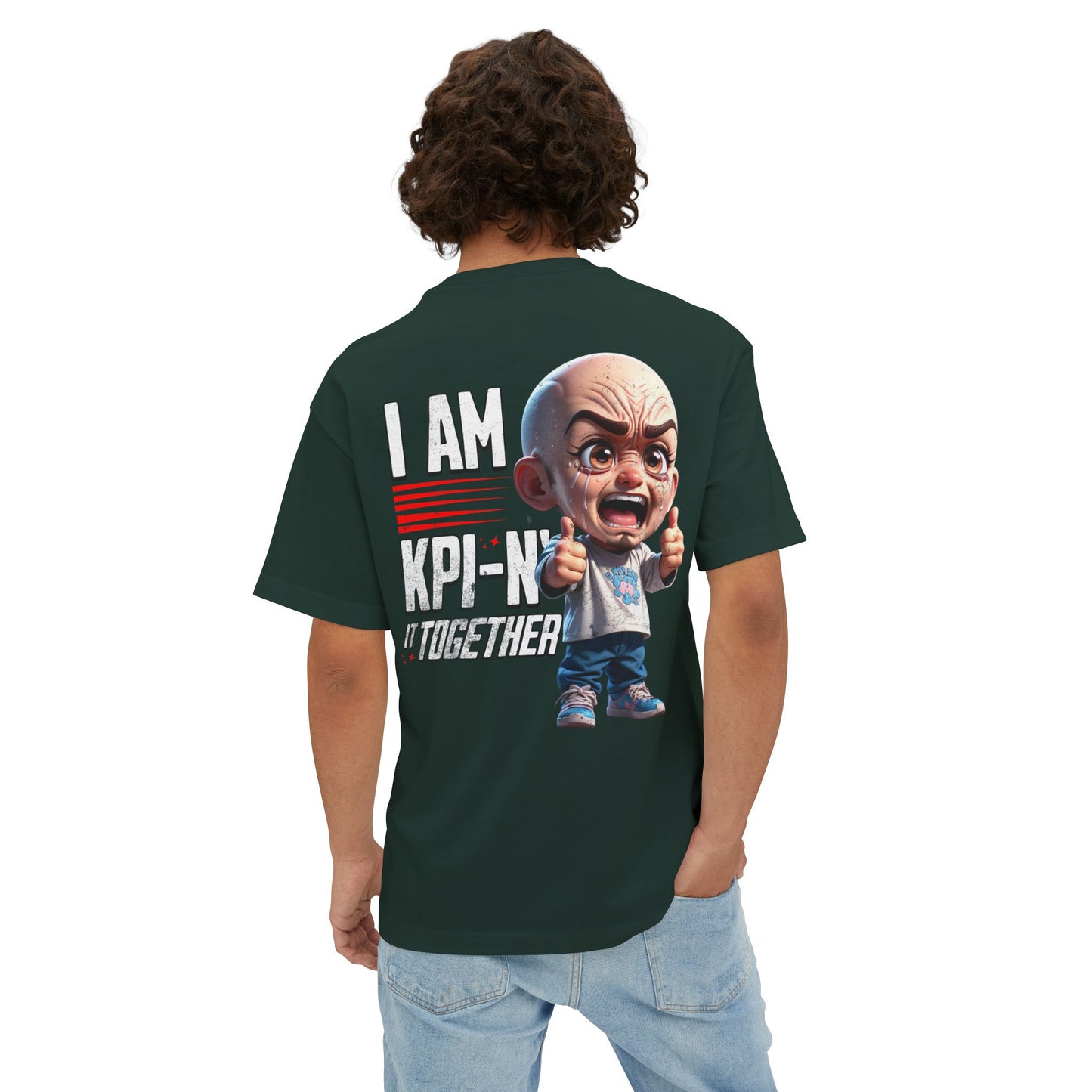 I Am KPI-n’ Together Oversized Tee – Funny Corporate KPI Humor Shirt