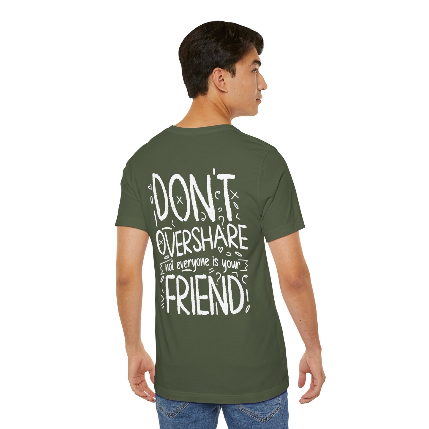 F&BPD - Don’t Overshare Unisex Tee – Boundaries Statement Shirt
