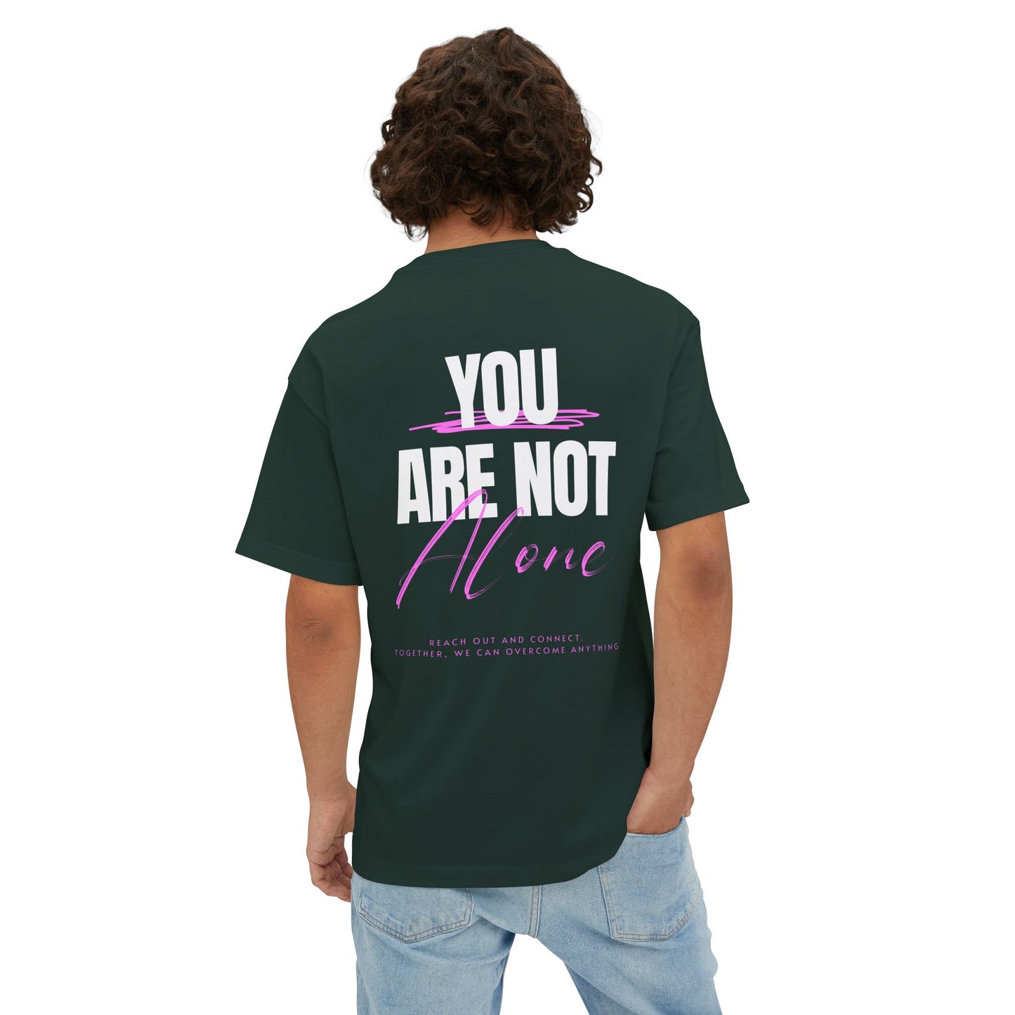 F&BPD - You Are Not Alone Oversized Tee – Hope & Awareness Shirt