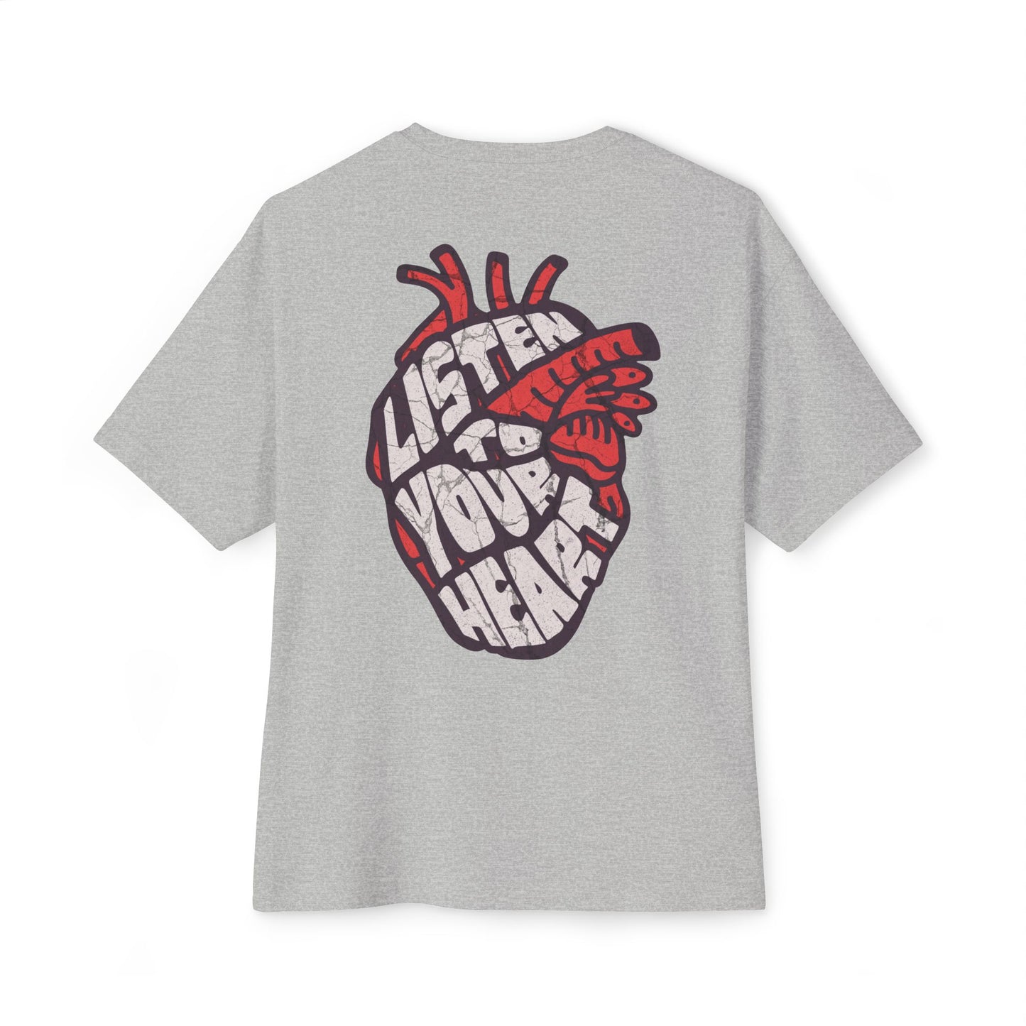 F&BPD - Listen to Your Heart Oversized Tee – Intuition Statement Streetwear