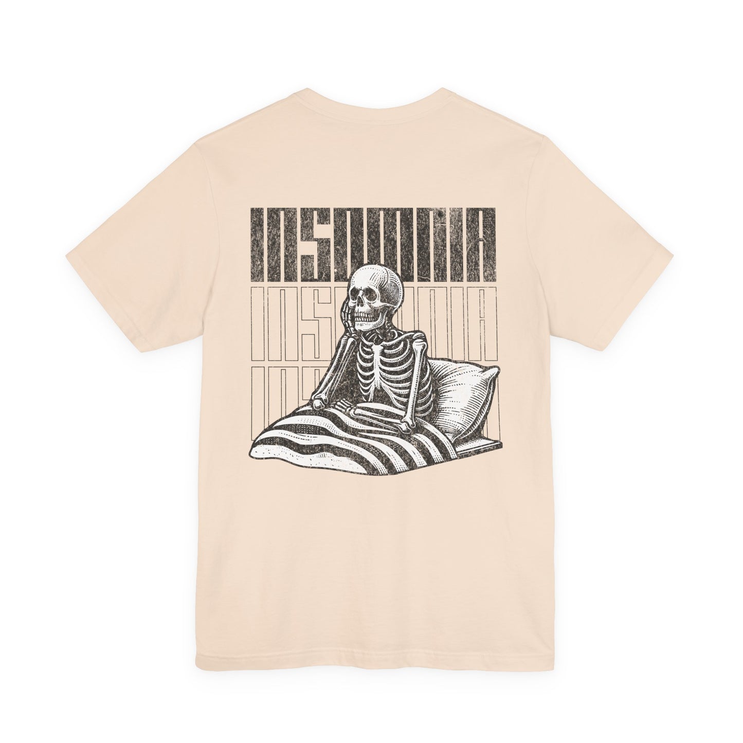 F&BPD - Unisex T-shirt - Insomnia Tee – Late Night Mind Battle Statement Shirt