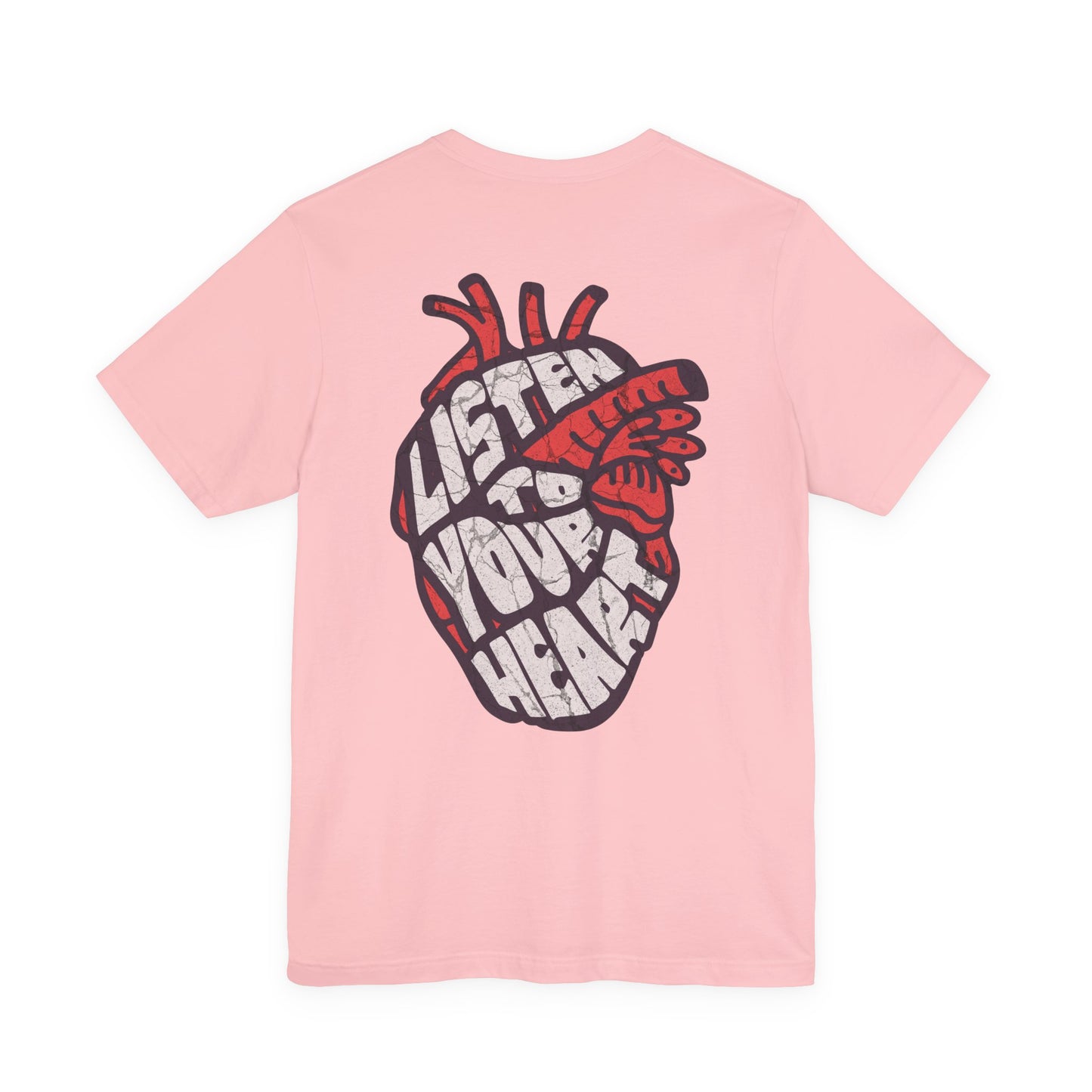F&BPD - Unisex T-shirt - Listen to Your Heart Tee – Intuition & Emotion Statement Shirt