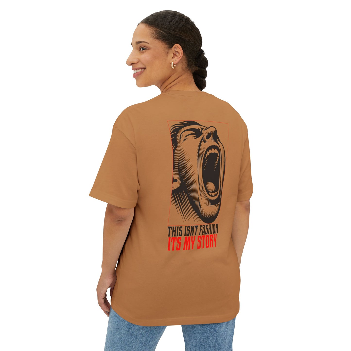 F&BPD - This Isn’t Fashion, It’s My Story Oversized Tee – Authentic Self-Expression