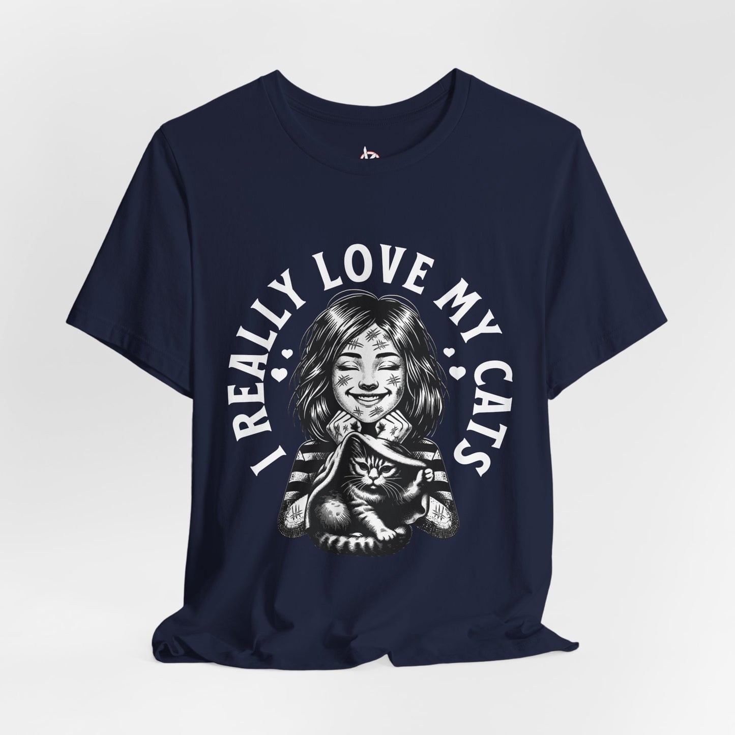 I Really Love My Cats T-Shirt | Cute Cat Lover Unisex Tee - FPD