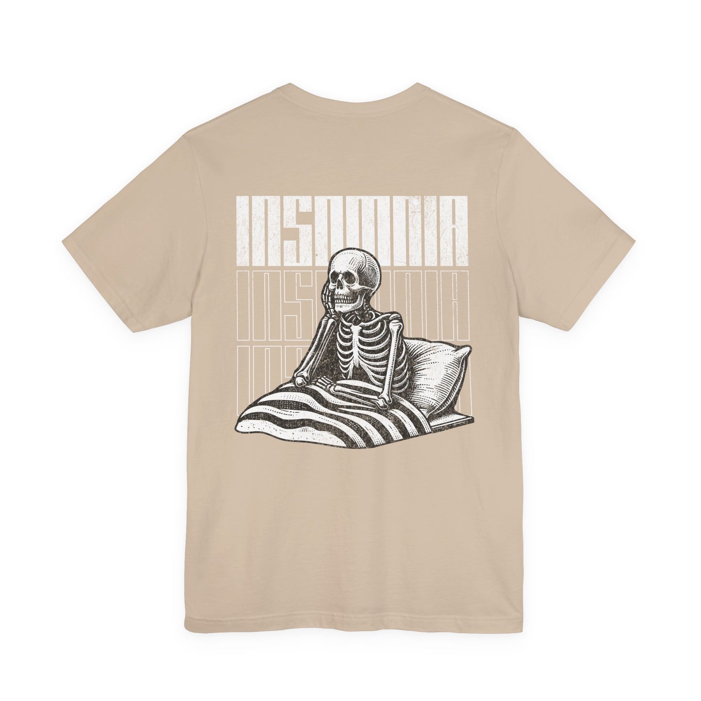 F&BPD - Unisex T-shirt - Insomnia Tee – Late Night Mind Battle Statement Shirt