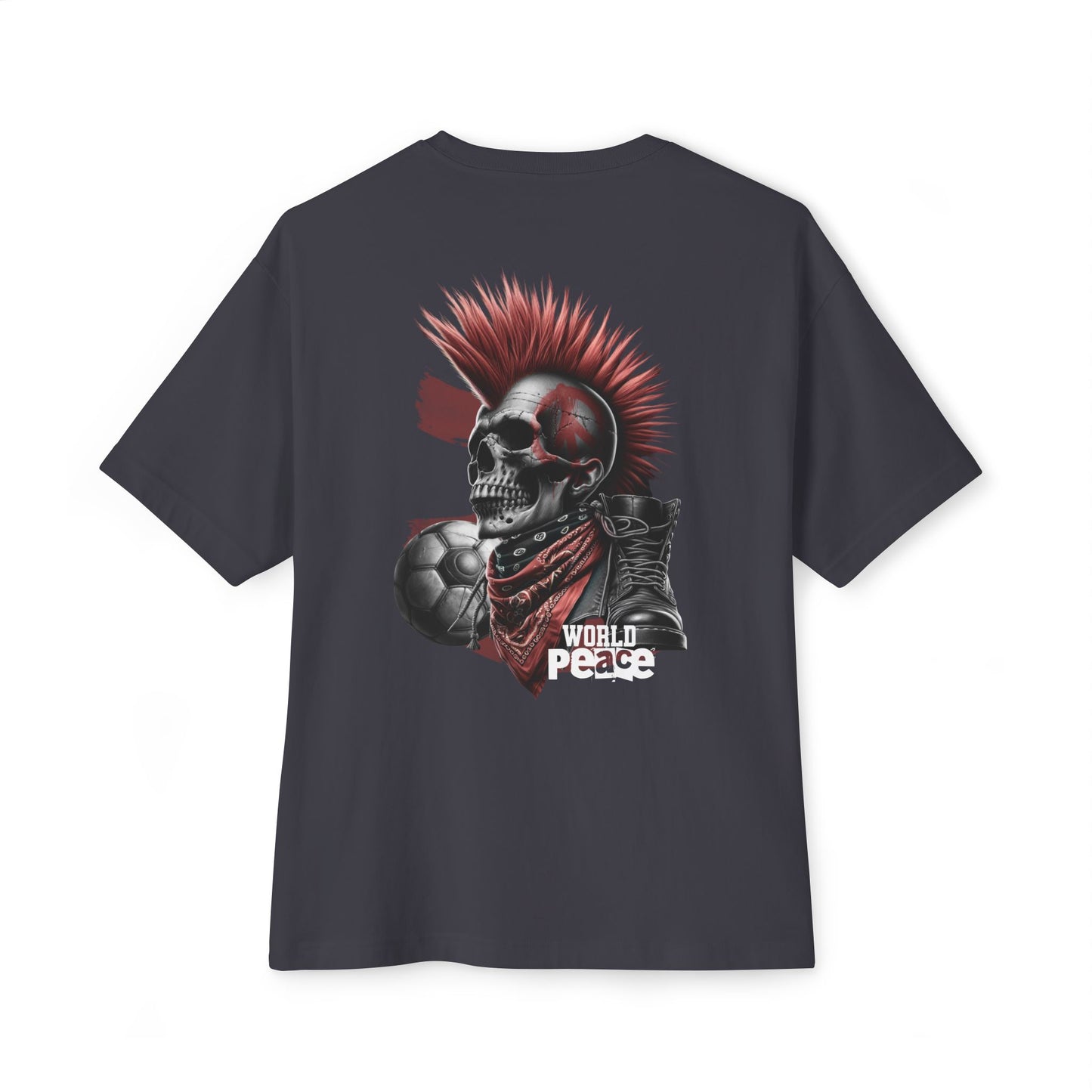 F&BPD - World Peace Oversized Tee – Hope & Unity Statement Shirt
