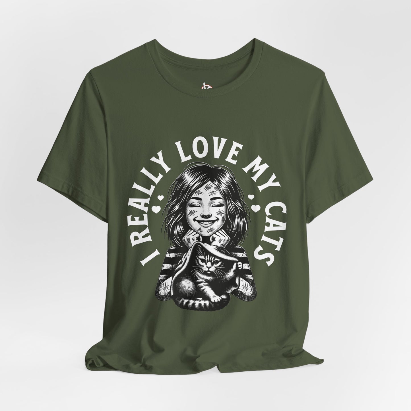 I Really Love My Cats T-Shirt | Cute Cat Lover Unisex Tee - FPD