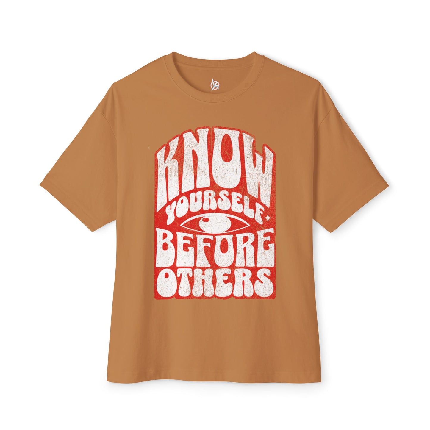 FPD - Know Yourself Before Others Oversized Tee — Self-Awareness Statement Shirt