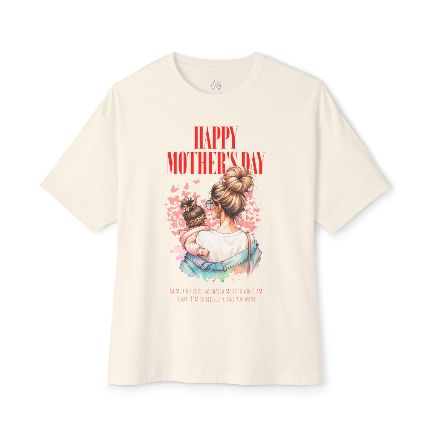 Happy Mother’s Day Oversized T-Shirt – Relaxed Fit Gift for Moms