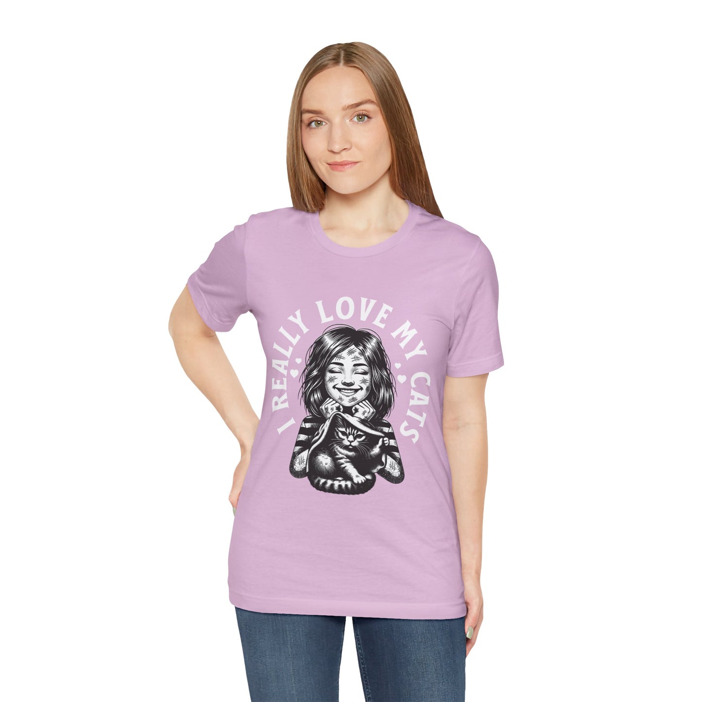 I Really Love My Cats T-Shirt | Cute Cat Lover Unisex Tee - FPD