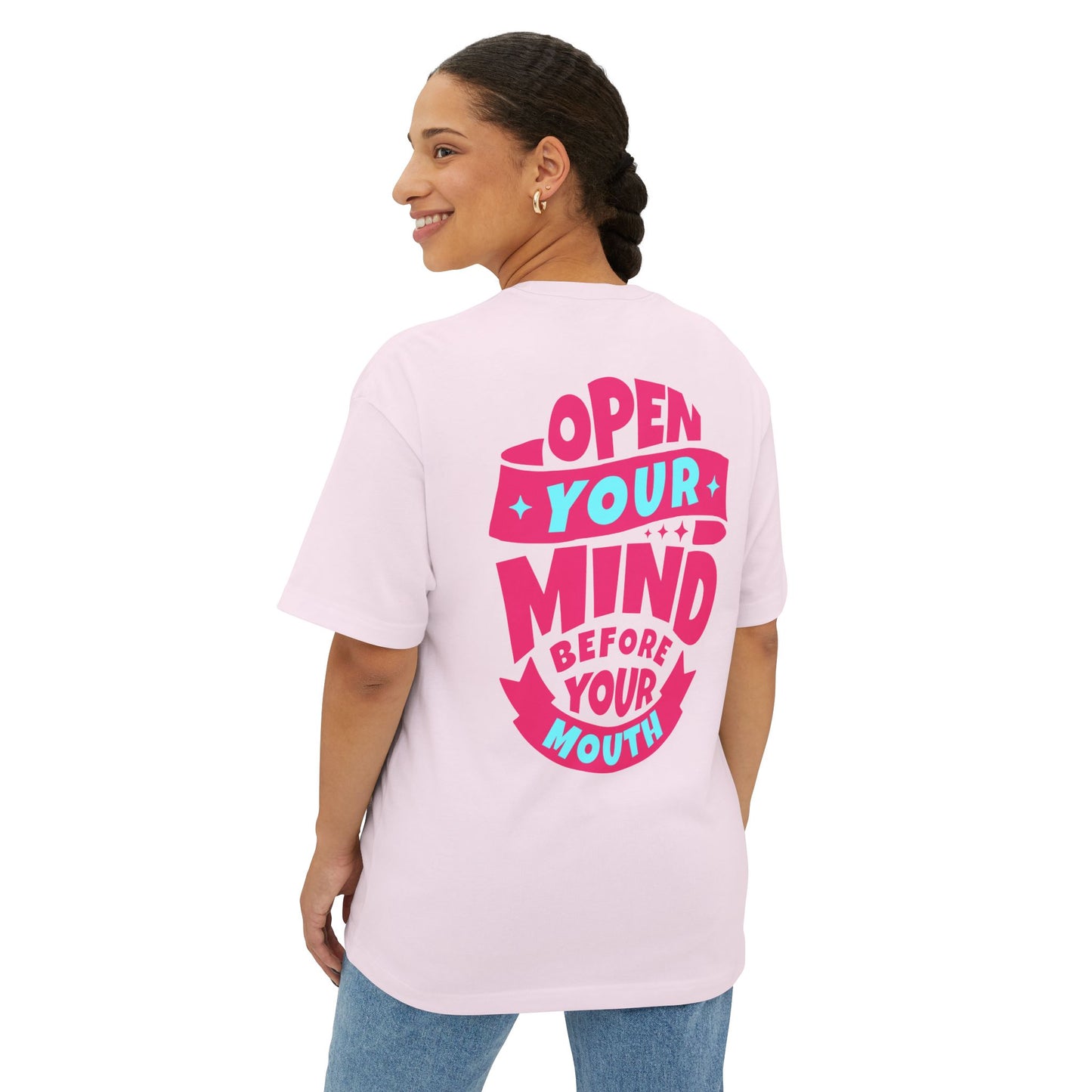 F&BPD - Open Your Mind Oversized Tee – Wisdom Statement Streetwear