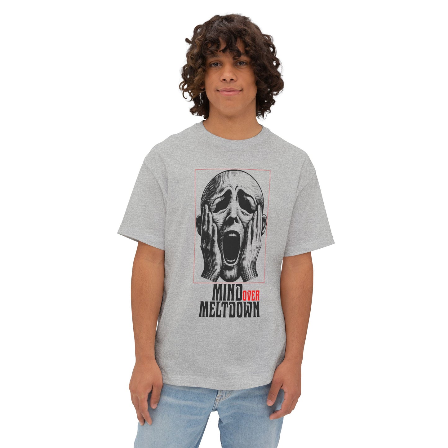 FPD - Mind Over Meltdown Oversized Tee — Mental Strength Statement Shirt
