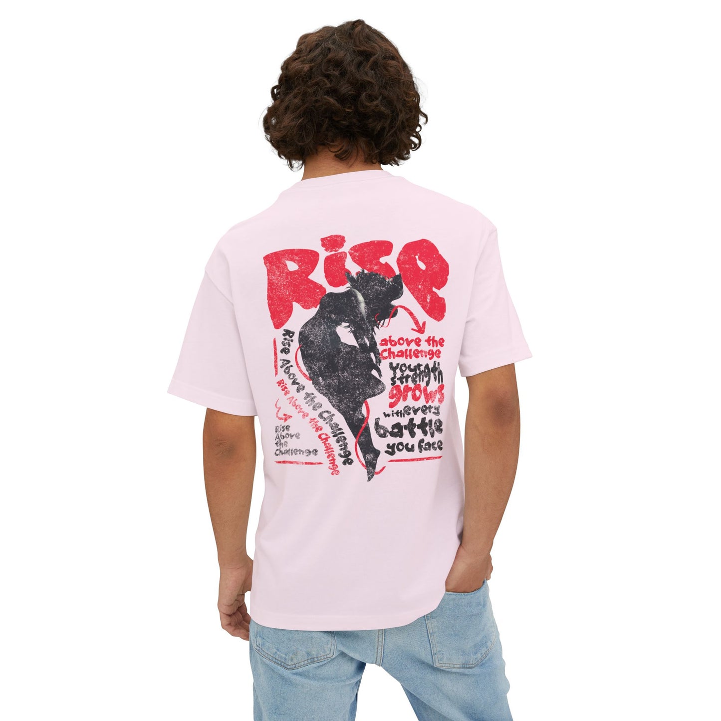 F&BPD - Rise Oversized Tee – Mental Armor & Empowerment Streetwear