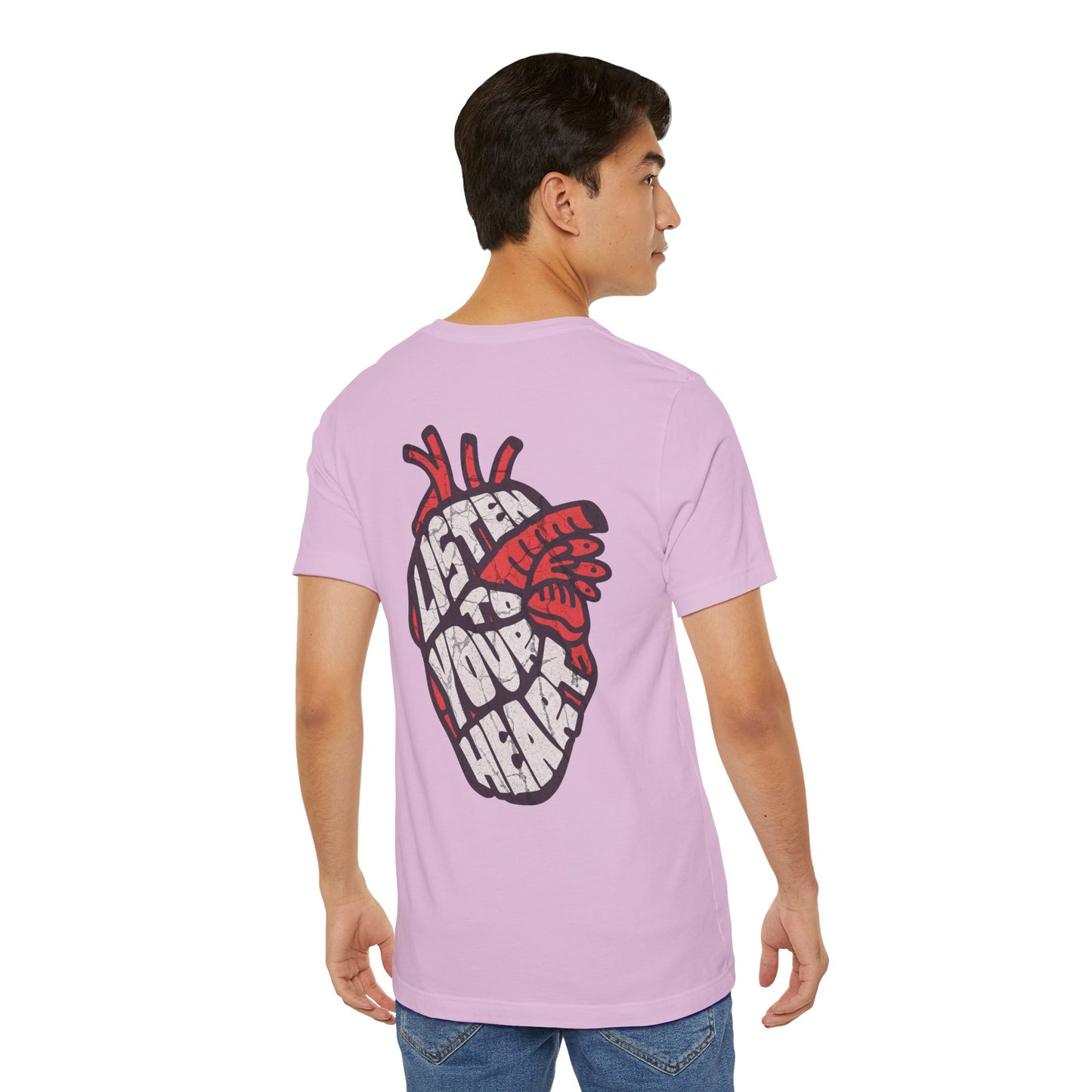 F&BPD - Unisex T-shirt - Listen to Your Heart Tee – Intuition & Emotion Statement Shirt