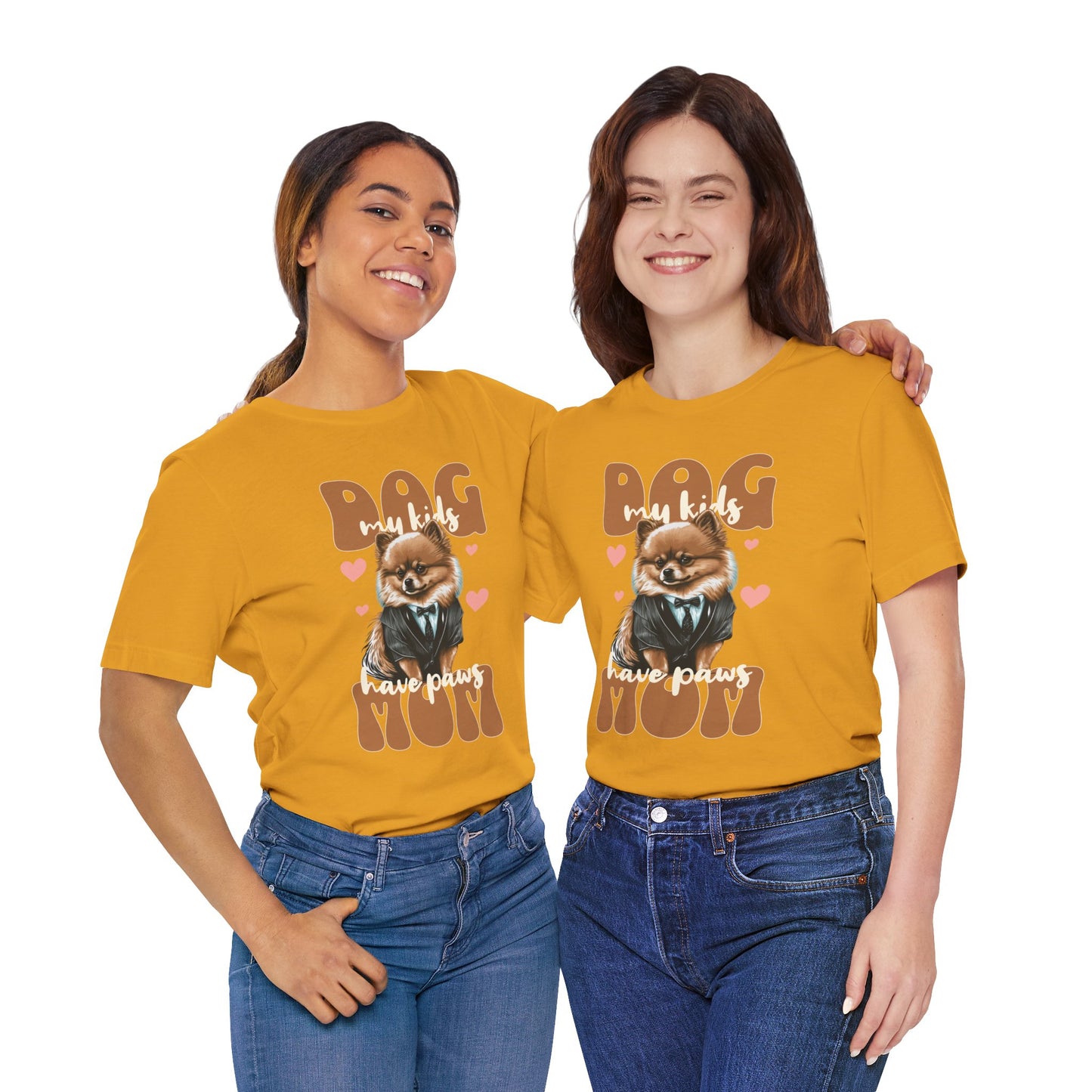 Dog Mom T-Shirt | Cute Pet Lover Unisex Tee - FPD
