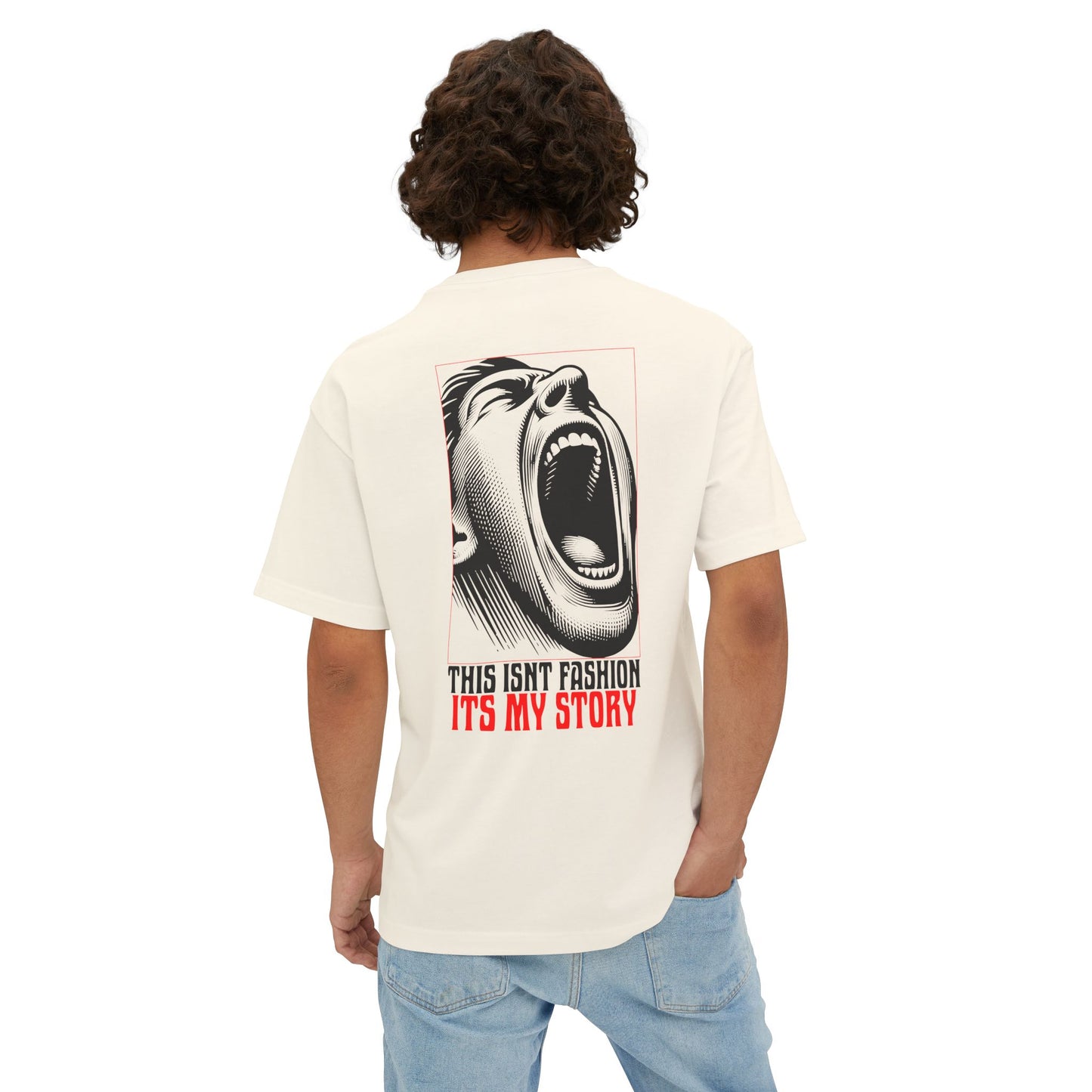 F&BPD - This Isn’t Fashion, It’s My Story Oversized Tee – Authentic Self-Expression
