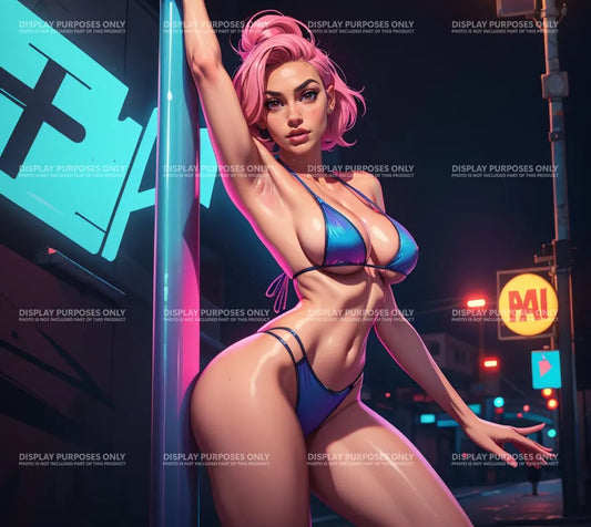 Bikini Model 15 - Digitalized Arts Baked Art