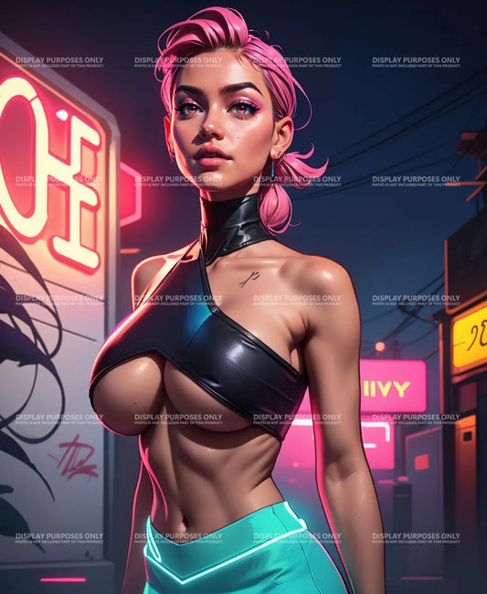 Lingerie Model 22 - Digitalized Arts Baked Art