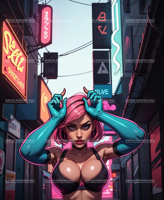 Lingerie Model 28 - Digitalized Arts Baked Art