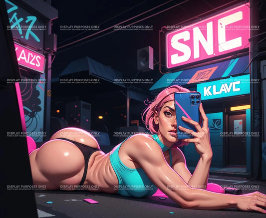 Lingerie Model 36 - Digitalized Arts Baked Art