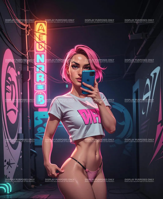 Lingerie Model 40 - Digitalized Arts Baked Art