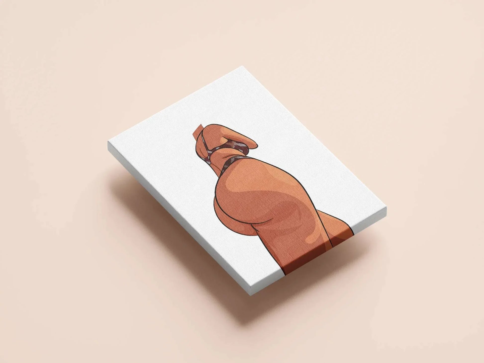 Lingerie Model 10 digital artwork by Digitalized Arts, highlighting sensual figure and intricate design.