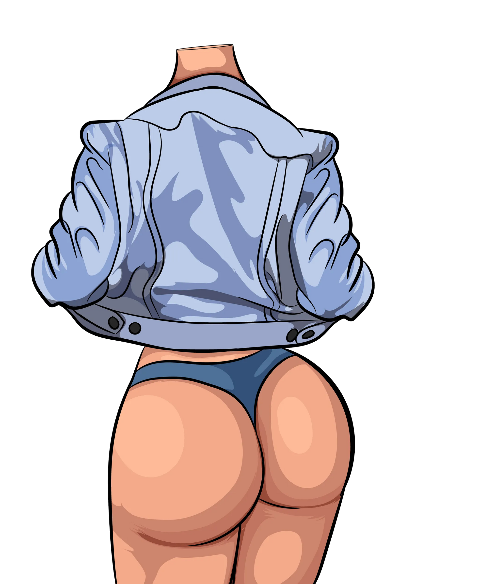 Model 33 - Baked Art digital artwork featuring bold fashion and dynamic curves.