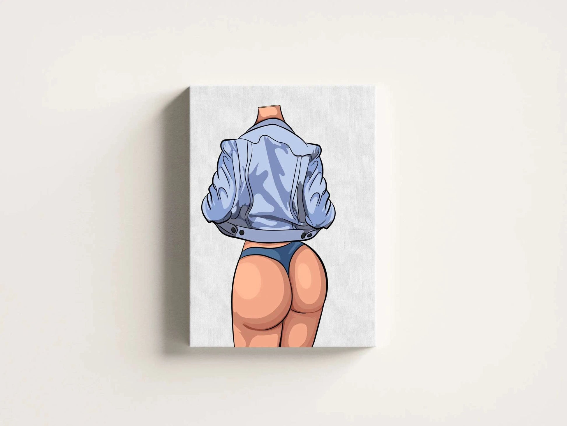 Model 33 - Baked Art digital artwork featuring bold fashion and dynamic curves.