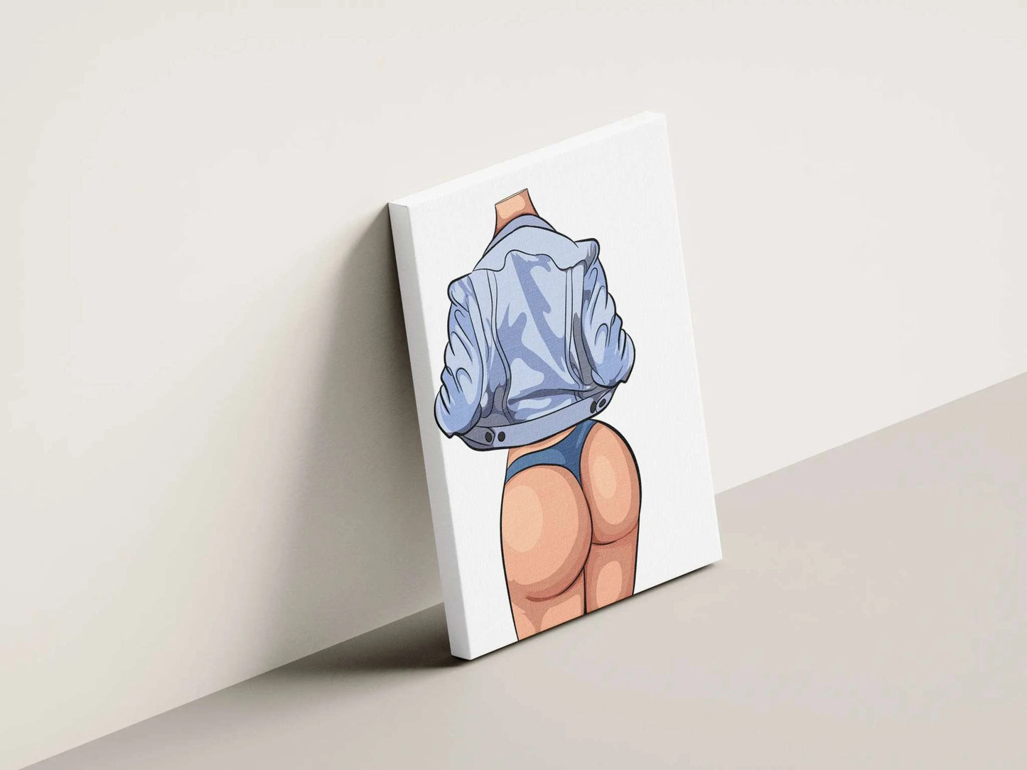 Digital artwork titled "Model 33 - Baked Art" featuring dynamic curves and bold fashion, emphasizing a silhouette in a contemporary style.