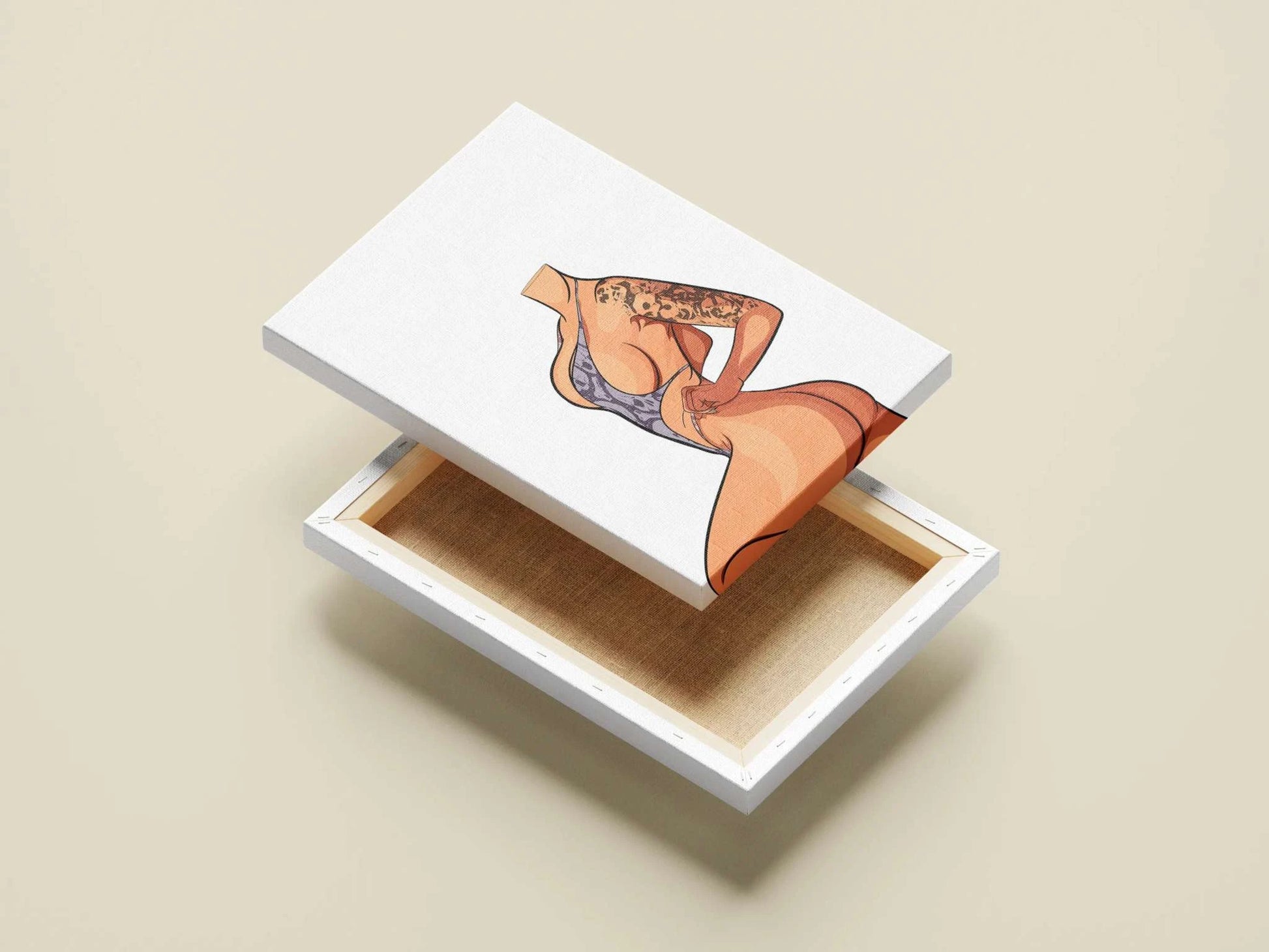 Model 3 Baked Art digital design on a decorative box lid, showcasing intricate details for creative projects.