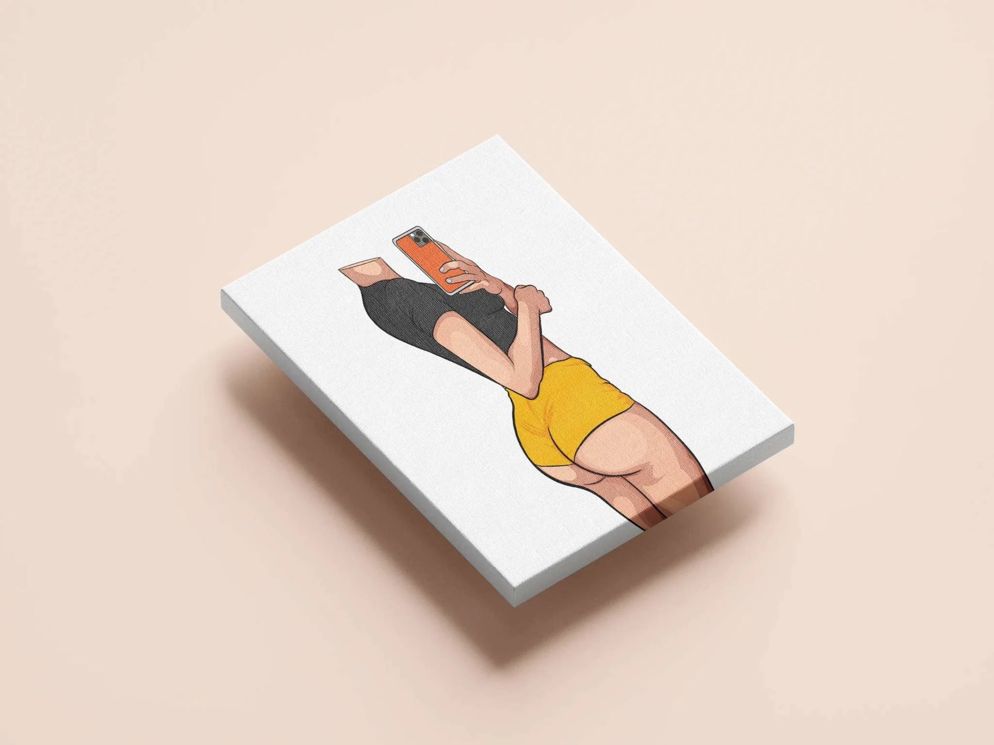 Model 42 - Baked Art digital artwork featuring vibrant colors and a confident pose, ideal for creative projects.