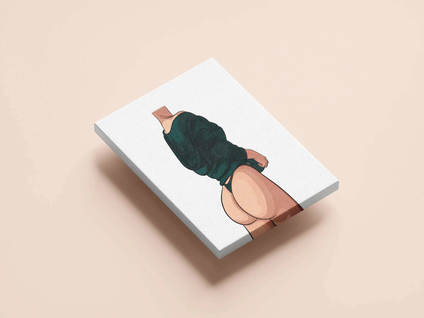 Model 44 - Baked Art digital piece featuring bold contours and modern fashion.