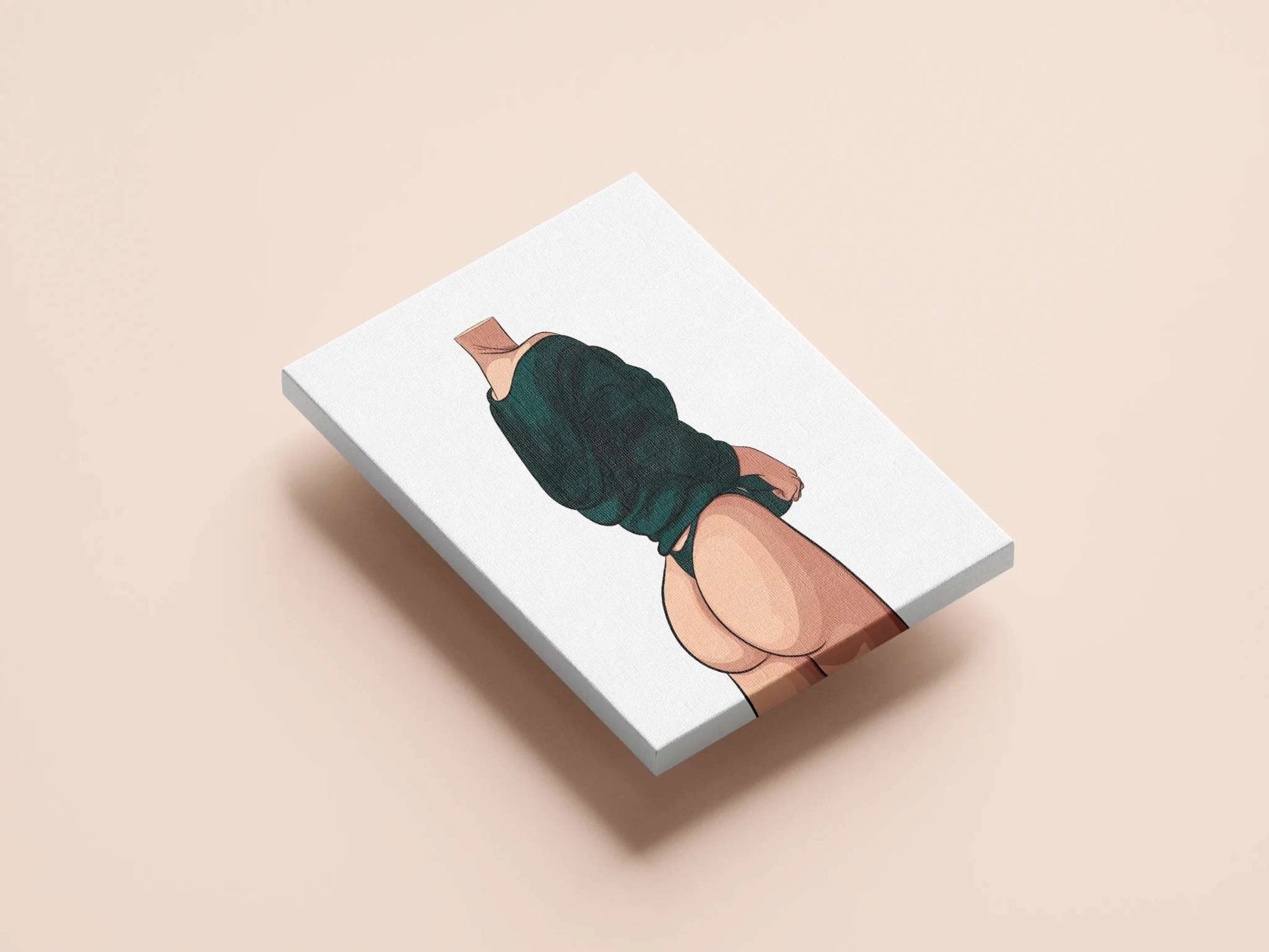 Model 44 - Baked Art digital piece featuring bold contours and modern fashion.