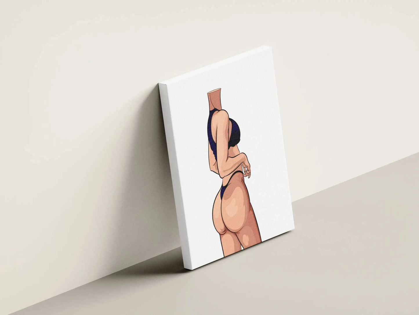 Striking digital art of Model 47 in dynamic pose, showcasing detailed shading and anatomy; ideal for artists and collectors.