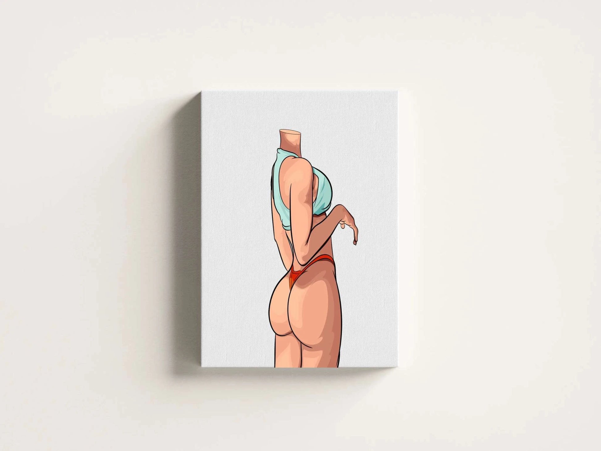 Dynamic digital artwork featuring a stylized character Model 48 in vibrant colors and sleek lines.