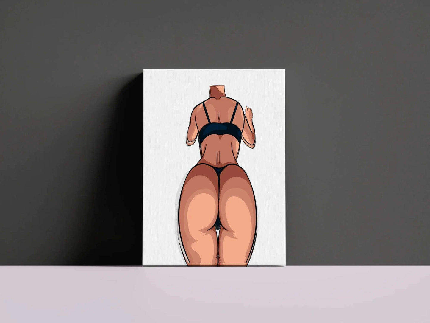 Model 49 digital artwork featuring bold character design with vibrant colors and dynamic proportions.