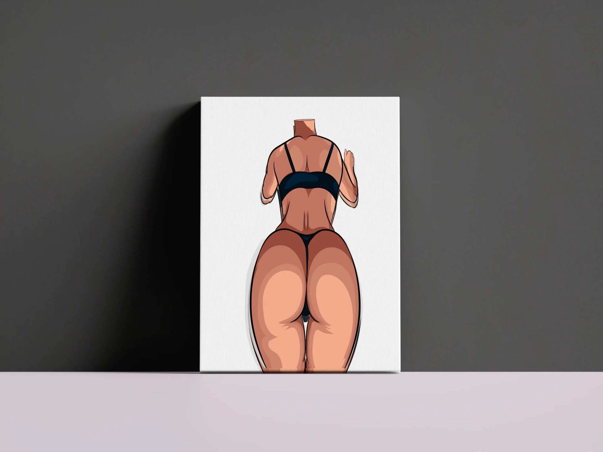 Model 49 digital artwork featuring bold character design with vibrant colors and dynamic proportions.