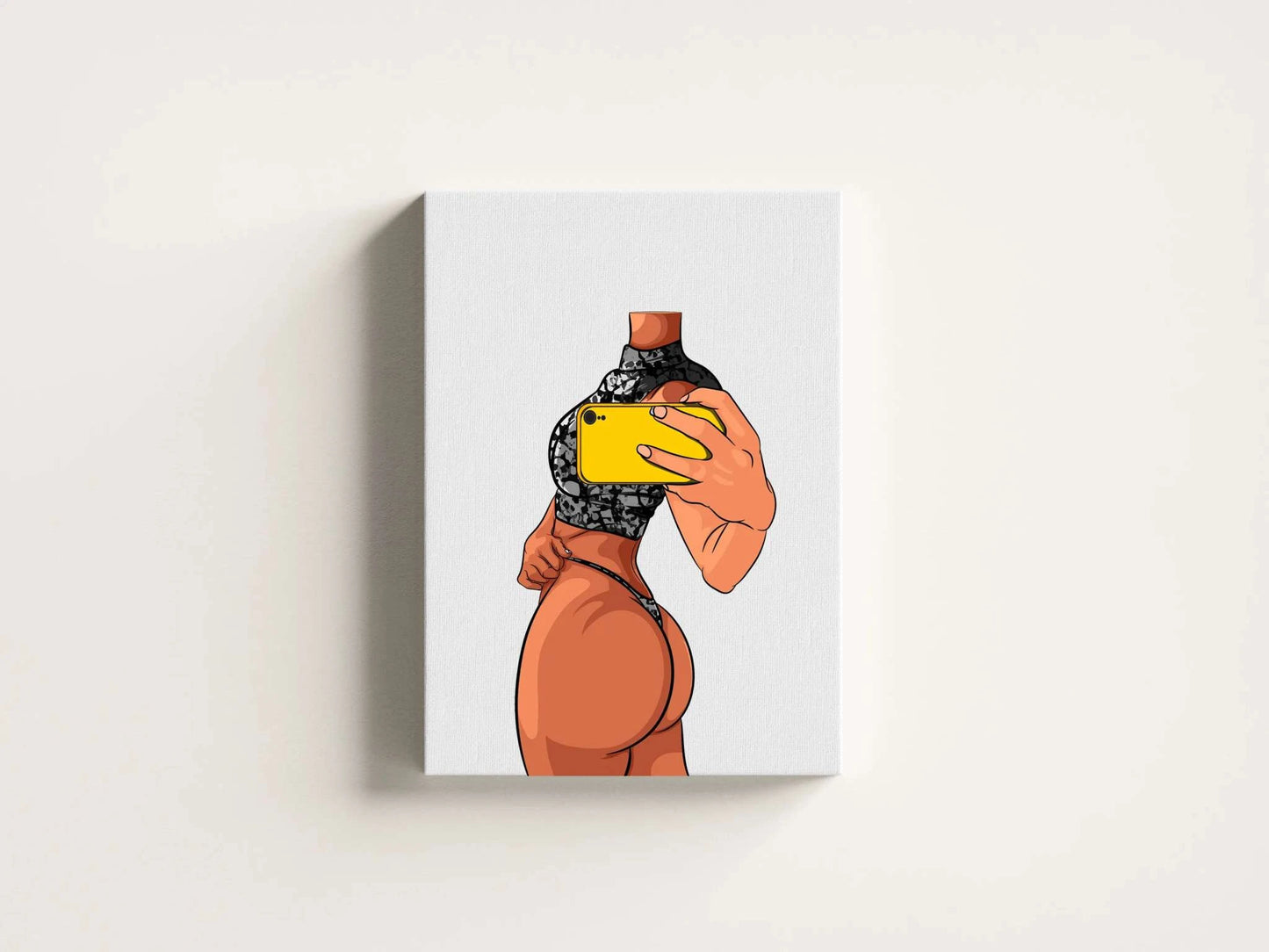 Model 5 - Baked Art digital illustration featuring a lingerie-clad figure with intricate fabric textures and realistic anatomy.