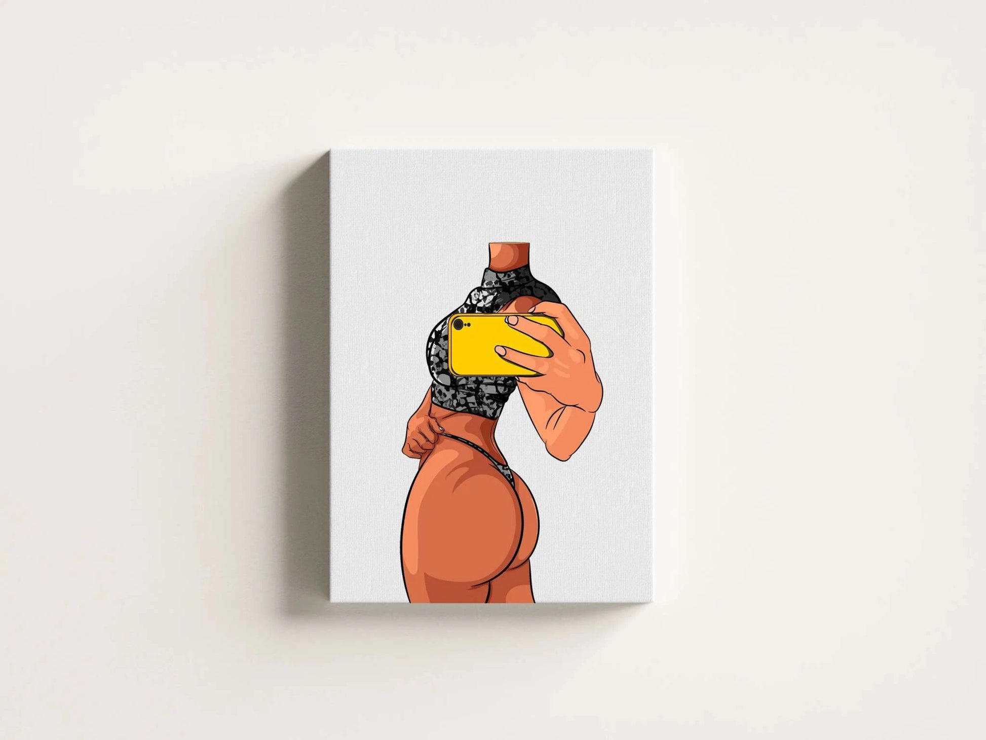 Model 5 - Baked Art digital illustration featuring a lingerie-clad figure with intricate fabric textures and realistic anatomy.