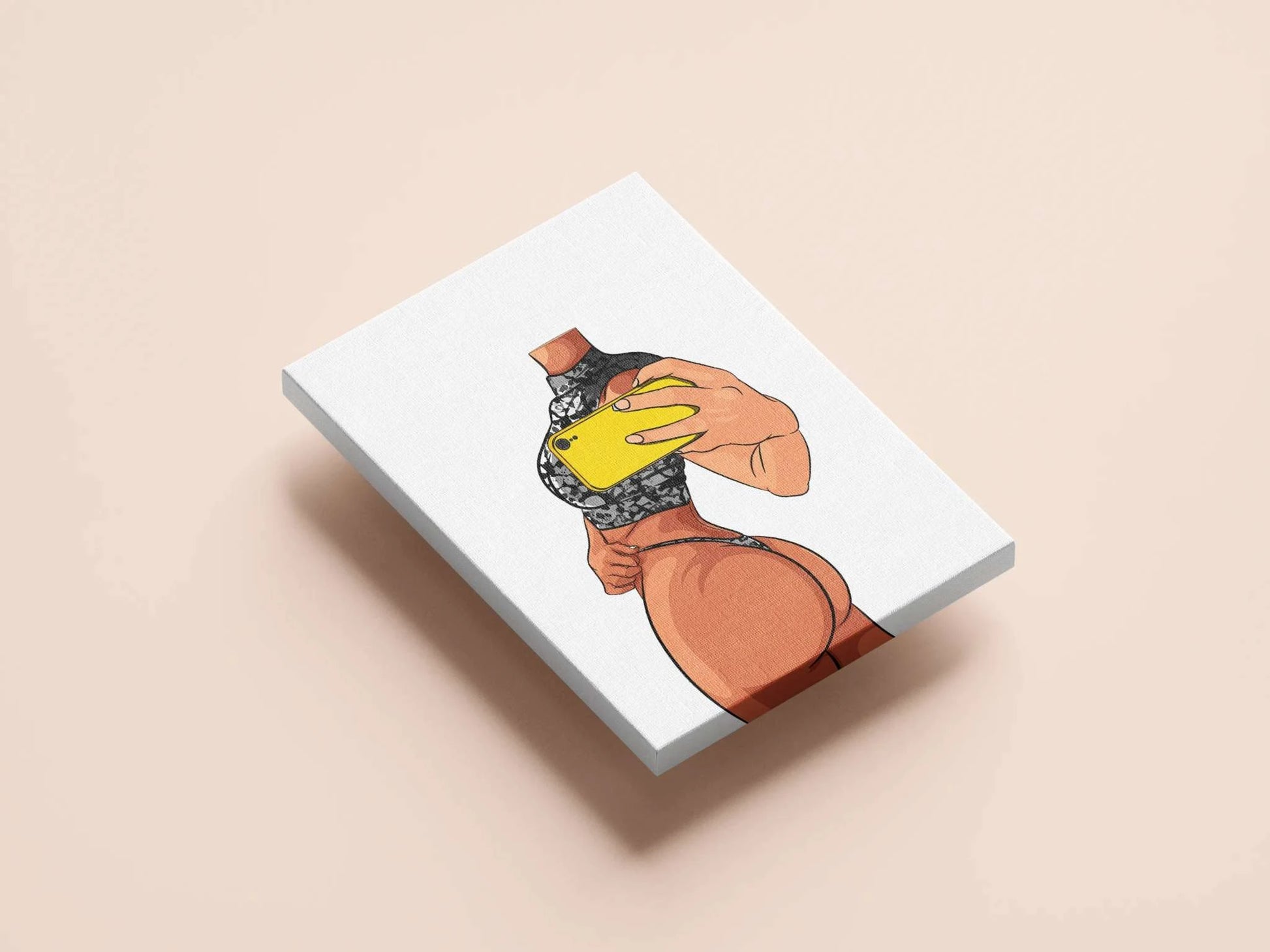 Digital artwork of Lingerie Model 5 by Digitalized Arts, showcasing realistic anatomy and intricate fabric textures in a confident pose.