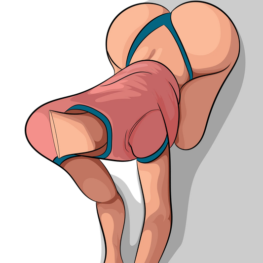 Baked Art - Model 63 digital illustration, fashion-forward style.